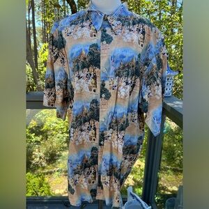 Reyn Spooner ~ Guy Buffet Paris France Shirt